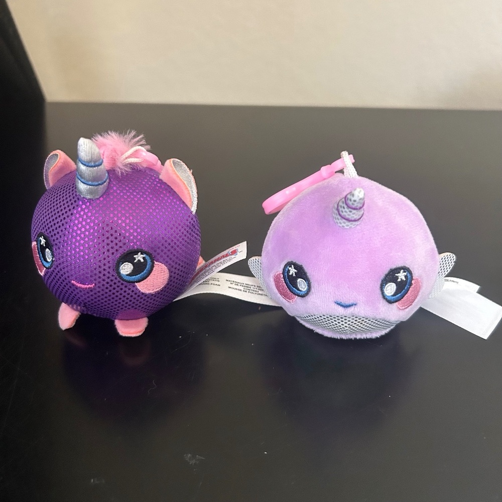 Squeezamals - Set of 2- keychains